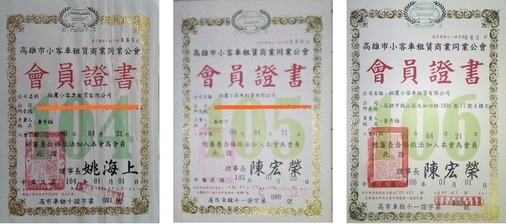 小客車會員(乙種租賃)